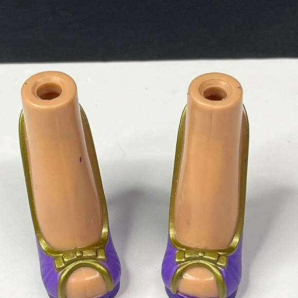 Bratz Versace Princess High Heel Shoes Purple & Gold - Picture 4 of 8